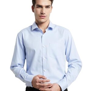 Symbol Premium Men's Wrinkle-Resistant Regular Fit Cotton Formal Shirt